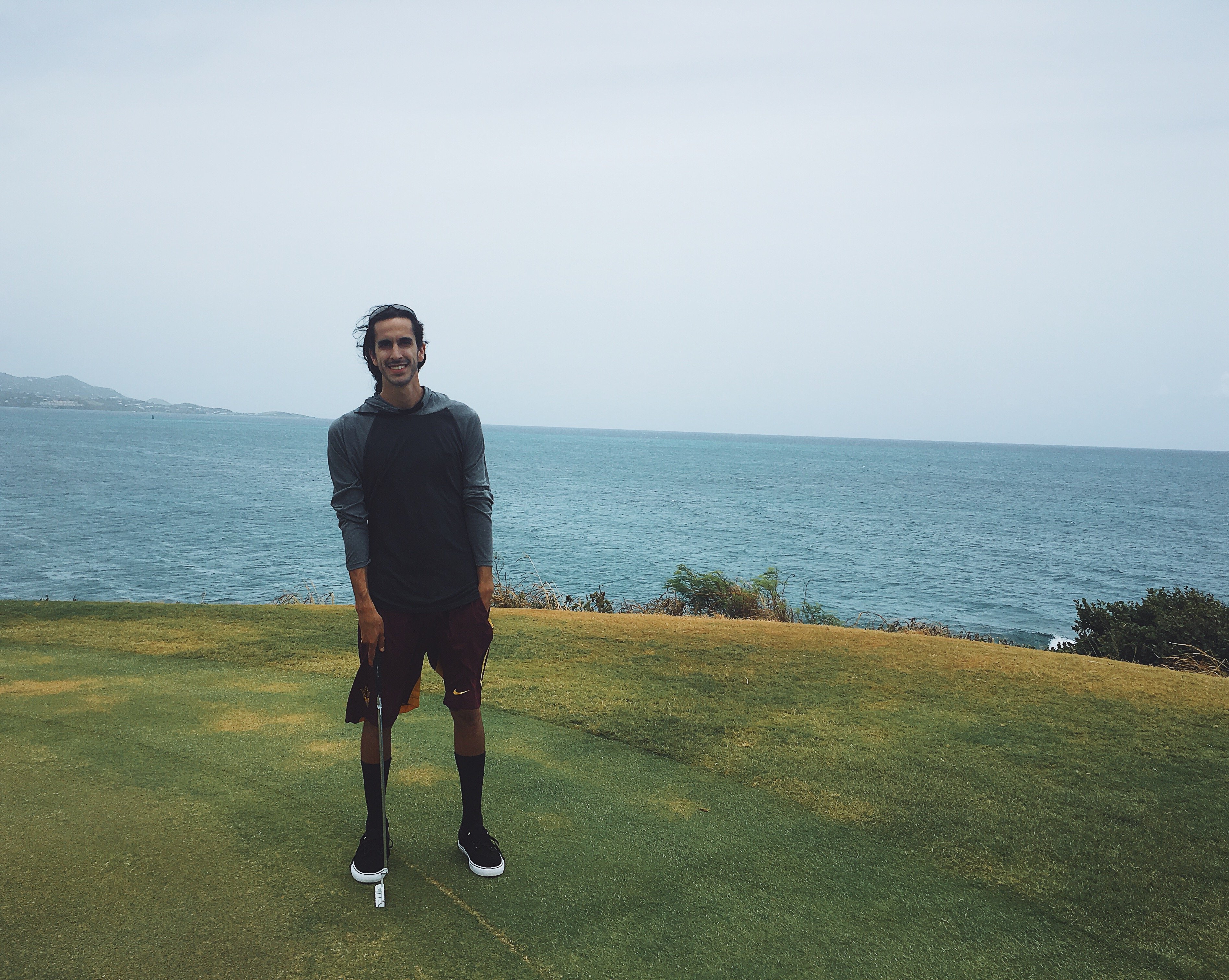 Matt golfing