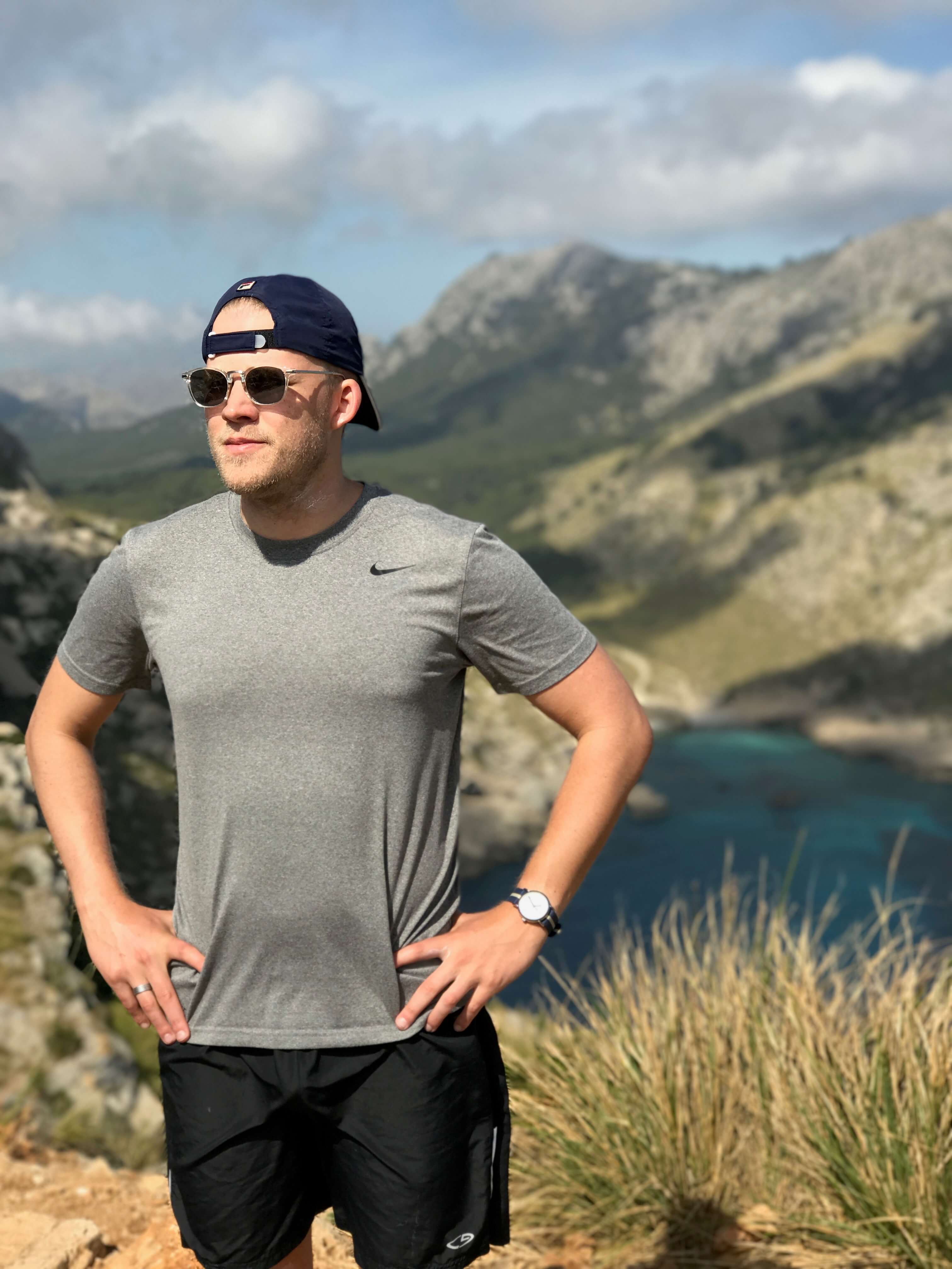 Nick hiking