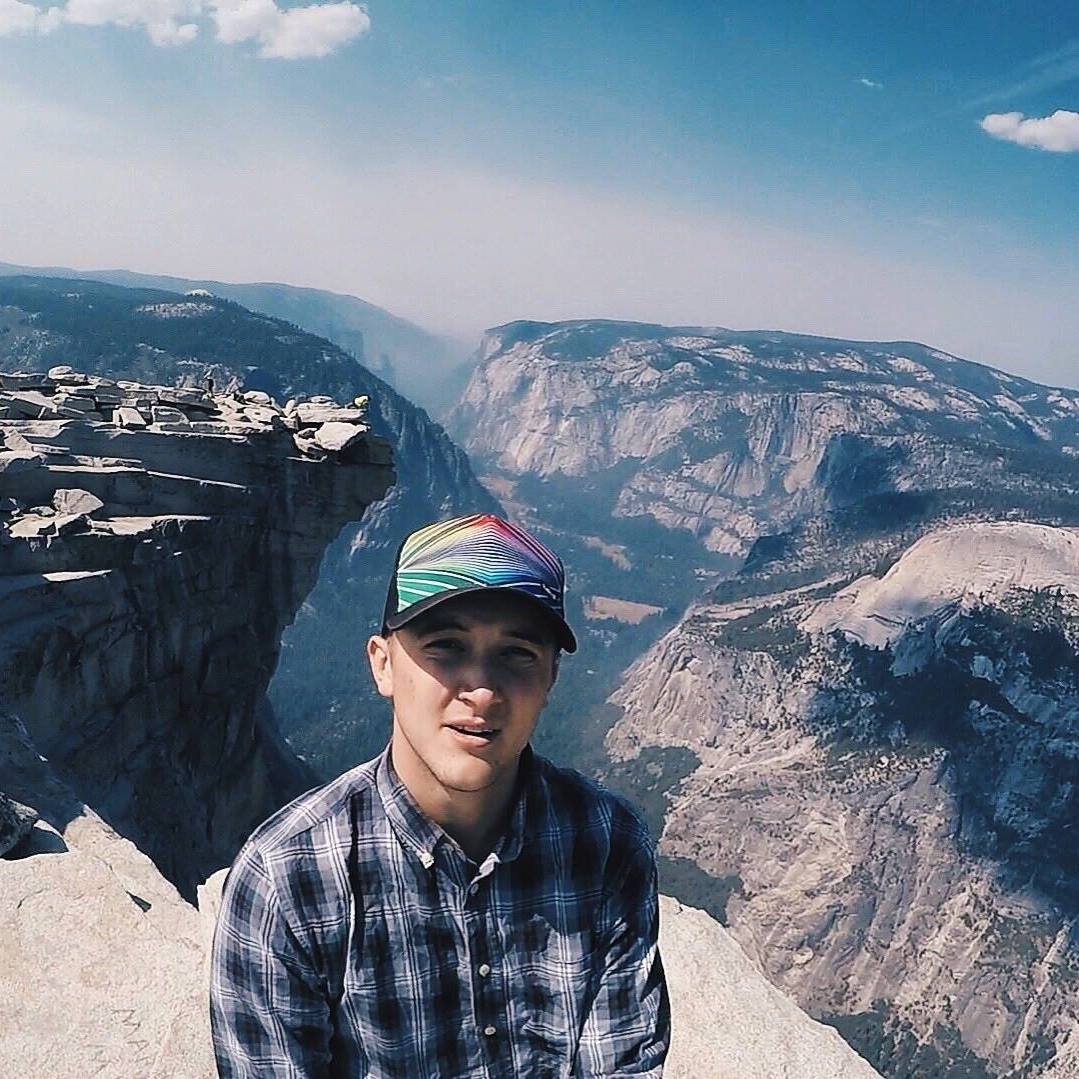 Tyler on a hike