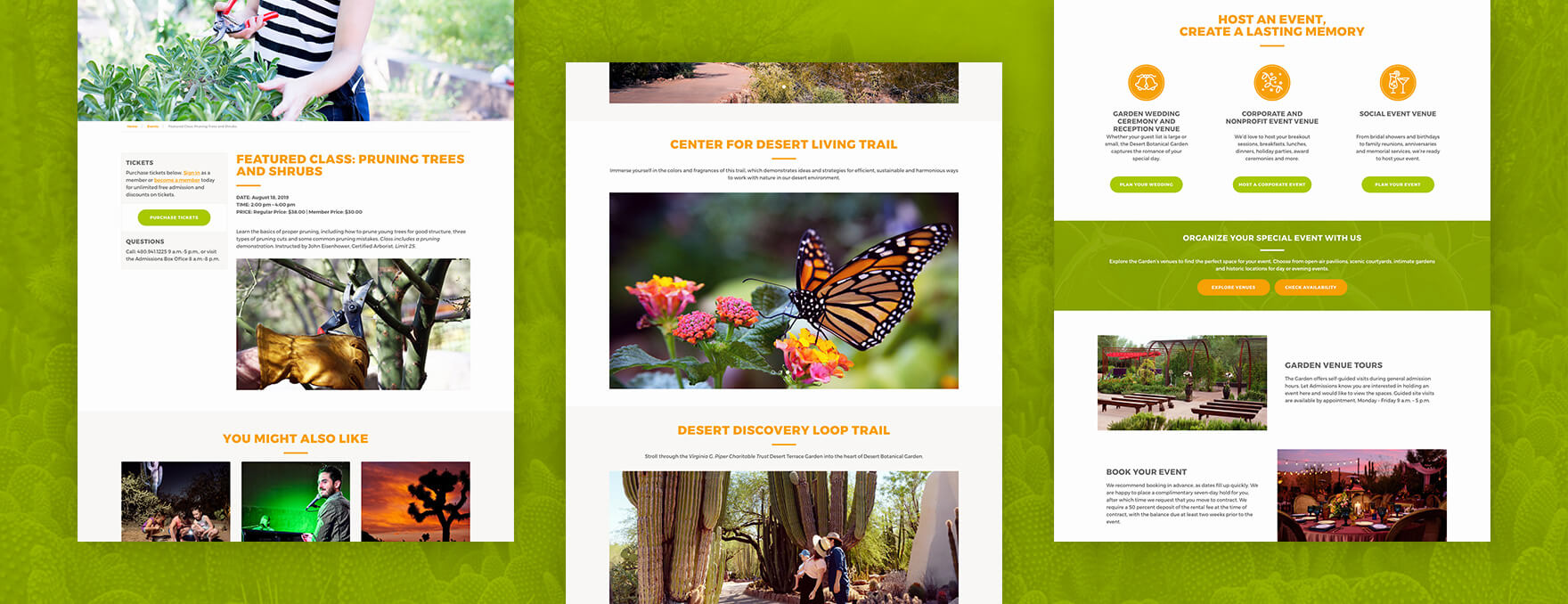 Desert Botanical Garden event page