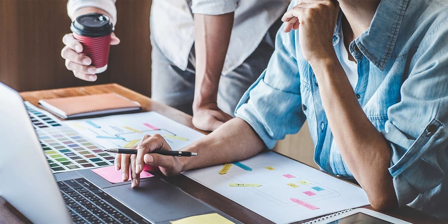 People working on content strategy